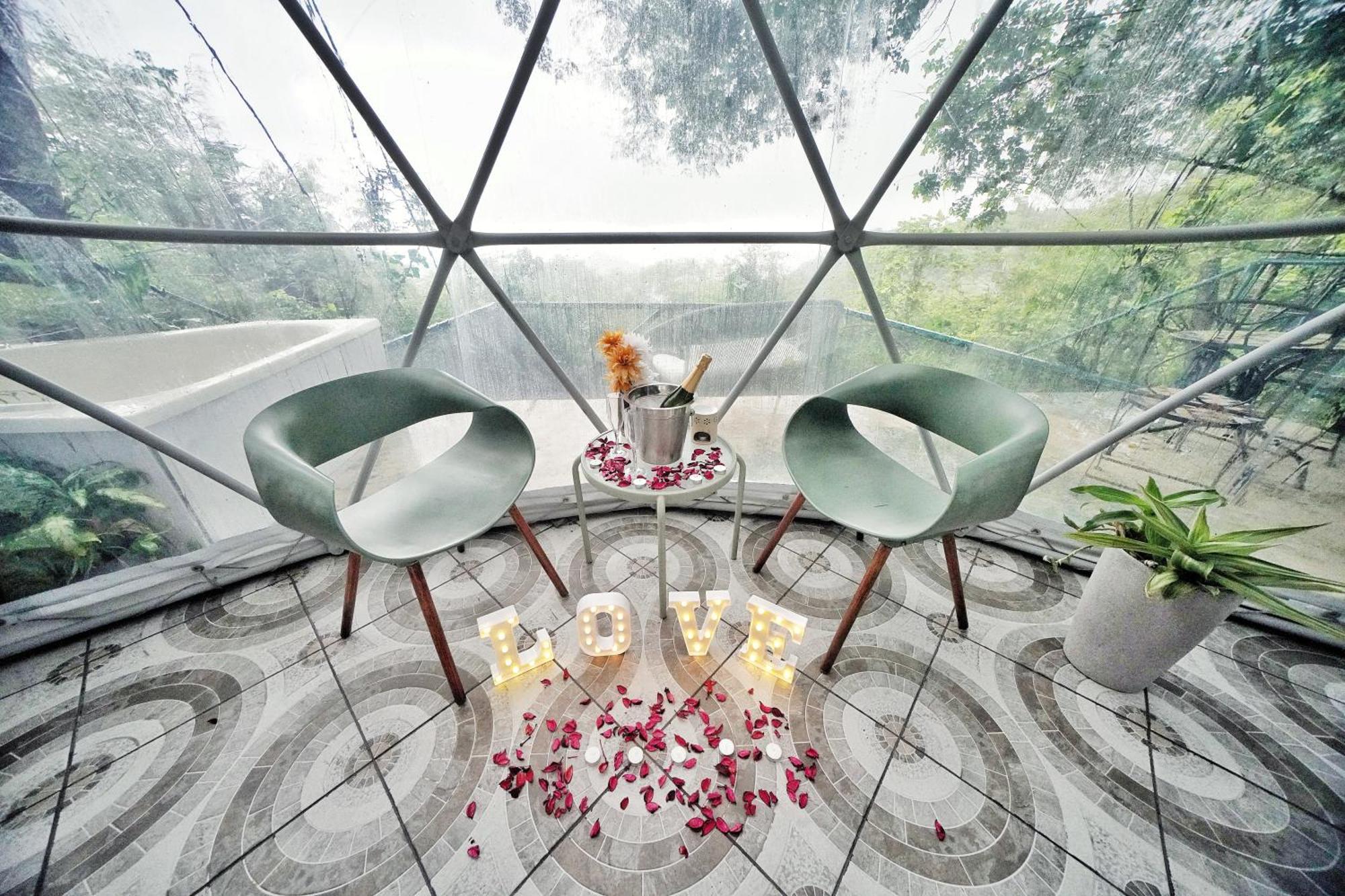 Domos Mirador Romantic Private Honeymoon Glamping Miramar Luaran gambar